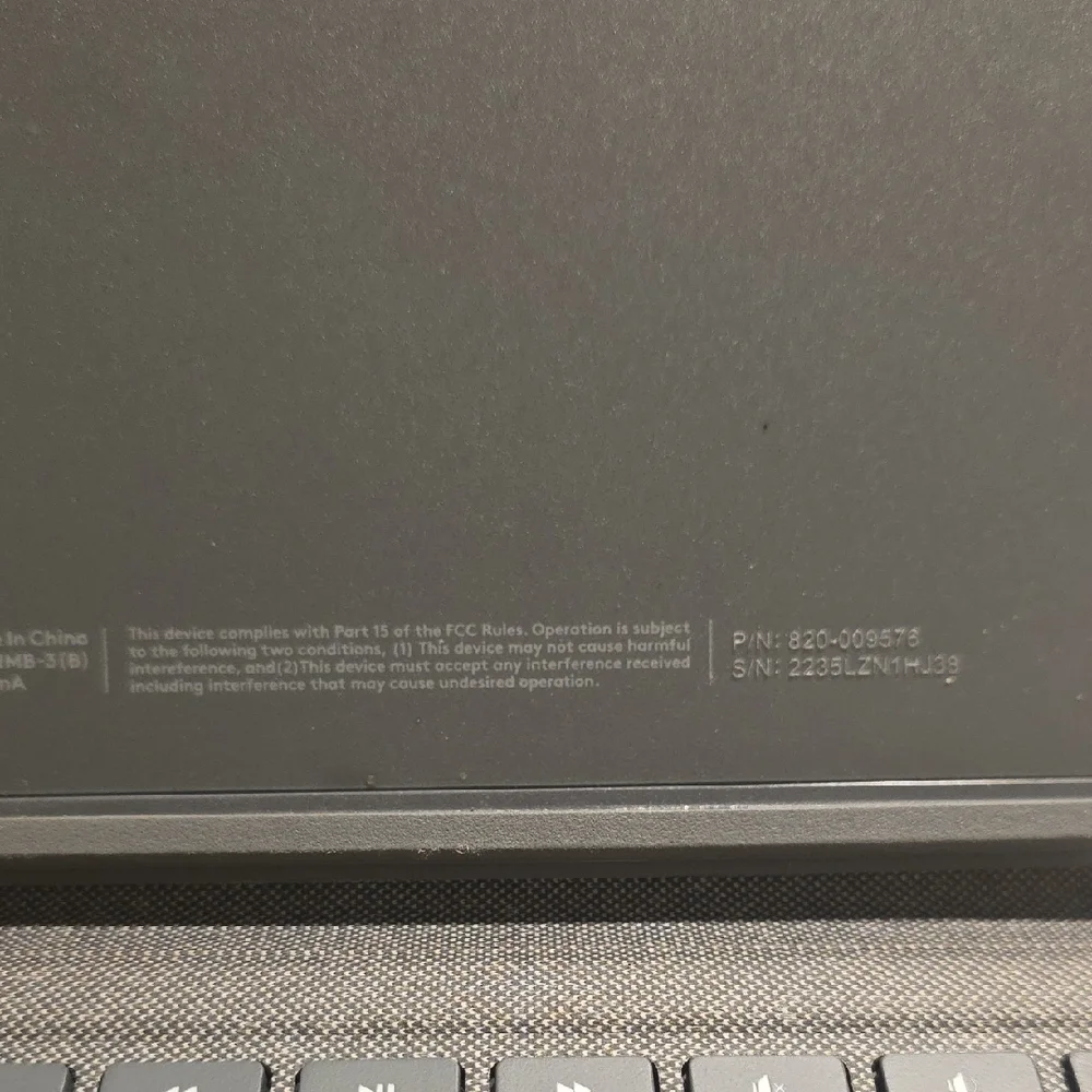 Logitech Gray Tablet Keyboard Folio